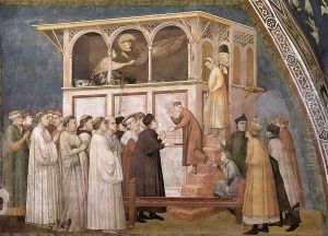 Raising of the Boy in Sessa 1310s by Giotto Di Bondone