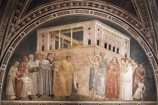 Scenes from the Life of Saint Francis- 2. Renunciation of Wordly Goods 1325 - view 1