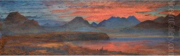 The Gulf Of Corinth At Sunset - view 1