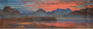 The Gulf Of Corinth At Sunset by Andrew MacCallum