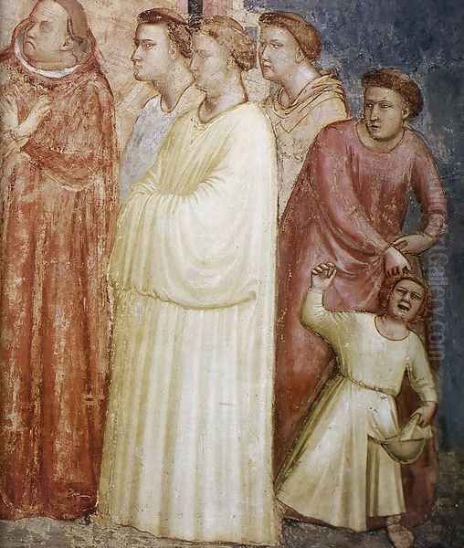 Scenes from the Life of Saint Francis- 2. Renunciation of Wordly Goods (detail) 1325 - view 1