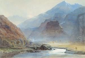 The Fortress Of Bard, Val D'aosta, Italy by Andrew MacCallum