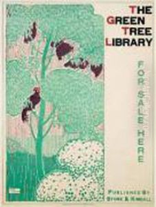 The Green Tree Library. Affiche De Librairie. 1895.