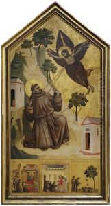 Stigmatization of St Francis 1300 by Giotto Di Bondone
