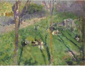 Paesaggio by Serafino Macchiati