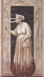 No. 48 The Seven Vices- Envy 1306 by Giotto Di Bondone