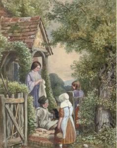 Outside The Cottage by Samuel McCloy
