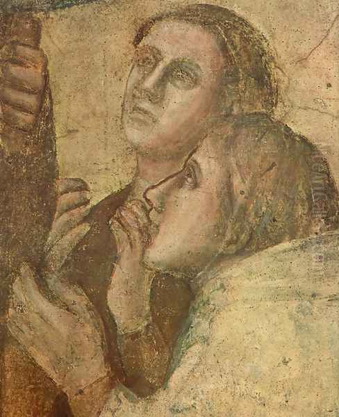 Scenes from the Life of St John the Evangelist- 2. Raising of Drusiana (detail 2) 1320 - view 1