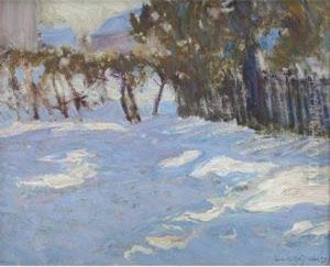 Winter In Thornhill Village by James Edward Hervey MacDonald