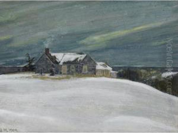Old House In High Park, On Hill Near Ridout St. - view 1