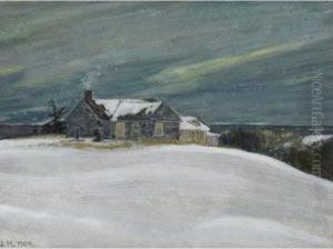 Old House In High Park, On Hill Near Ridout St. by James Edward Hervey MacDonald