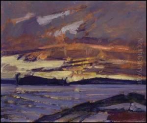 Sunset, Waldmere Farm, Muskoka by James Edward Hervey MacDonald