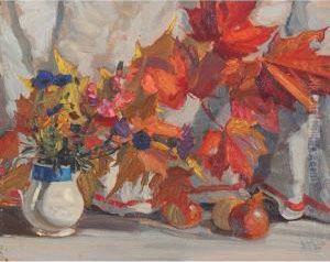 Leaves And Flowers by James Edward Hervey MacDonald