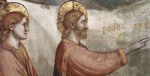 Scenes from the Life of Mary Magdalene- Raising of Lazarus (detail) 1320s