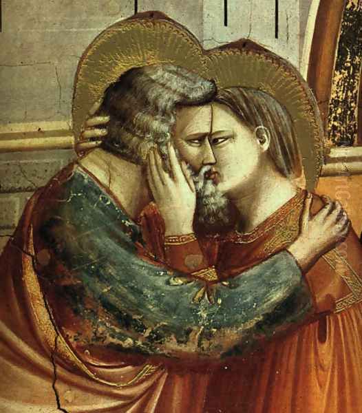 No. 6 Scenes from the Life of Joachim- 6. Meeting at the Golden Gate (detail 2) 1304 - view 1