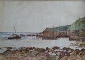 Ascottish Harbour Scene Ascottish Harbour Scene