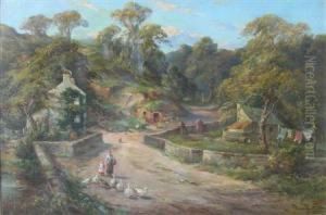 Barkskimming Brig On The River Ayr by Murray Macdonald