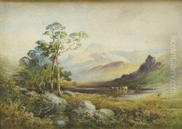 Pastoral Landscape With Cattle - view 1