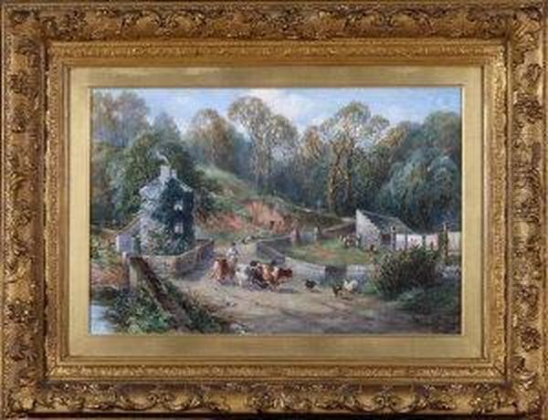 Barskimming Bridge, On The River
Ayr - Ayrshire (on The Left Bank Burns Composed 'man Was Made To
Mourn') - view 1