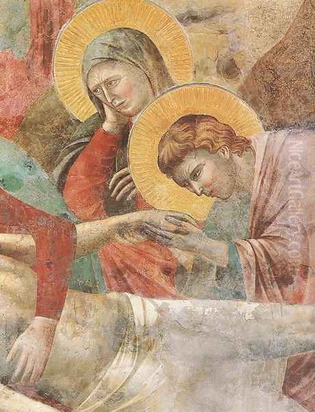 Scenes from the New Testament- Lamentation (detail 1) 1290s - view 1