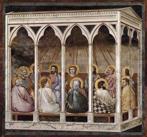 No. 39 Scenes from the Life of Christ- 23. Pentecost 1304-06 by Giotto Di Bondone