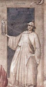 No. 49 The Seven Vices- Infidelity 1306 by Giotto Di Bondone