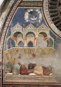 Scenes from the New Testament- Pentecost 1290s by Giotto Di Bondone