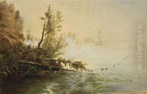 Loon Lake, Morning by James McDougal Hart