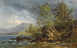A View On Loon Lake by James McDougal Hart
