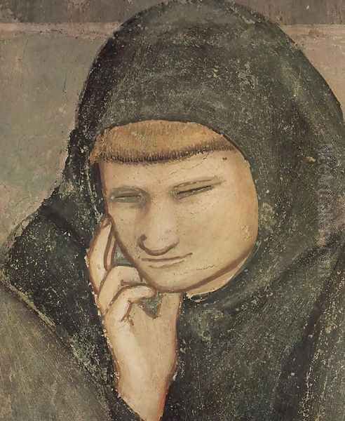 Scenes from the Life of Saint Francis- 3. Apparition at Arles (detail) 1325 - view 1