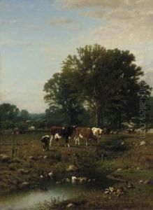 Spring On The Farm by James McDougal Hart