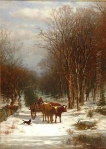 Bringing In The Tree by James McDougal Hart