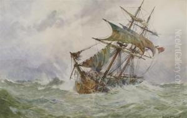 Sailboat At Sea - view 1