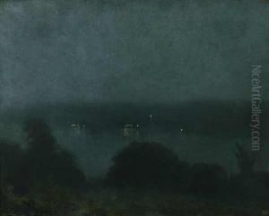 Hudson River Landscape-day by Walter MacEwen