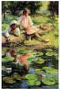 The Lily Pond by William Stewart MacGeorge