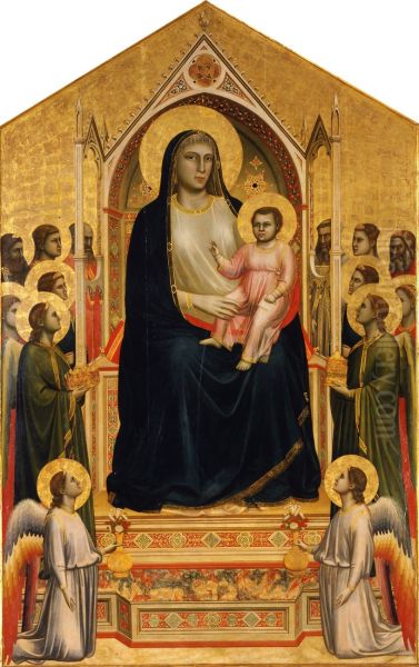 Ognissanti Madonna (Madonna in Maesta) c. 1310 - view 1