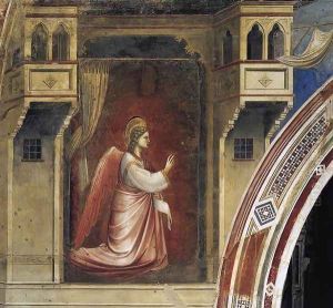 No. 14 Annunciation- The Angel Gabriel Sent by God 1306 by Giotto Di Bondone