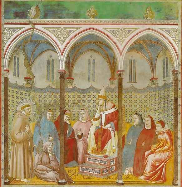 Sermon before Honorius III (Predica davanti a Onorio III) - view 1