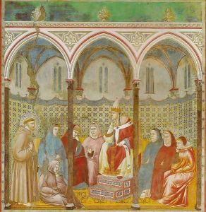 Sermon before Honorius III (Predica davanti a Onorio III)