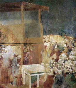 Legend of St Francis- 24. Canonization of St Francis 1300 by Giotto Di Bondone