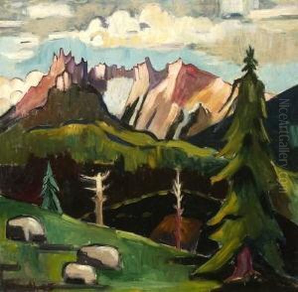 Gebirgslandschaft. - view 1