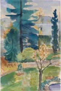 Im Park Dillborn by Helmut Macke
