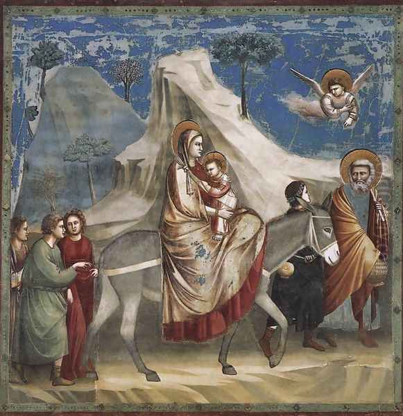 No. 20 Scenes from the Life of Christ- 4. Flight into Egypt 1304-06 - view 1