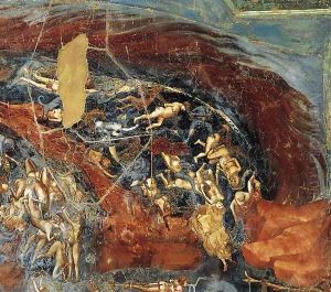 Last Judgment (detail 12) 1306 by Giotto Di Bondone