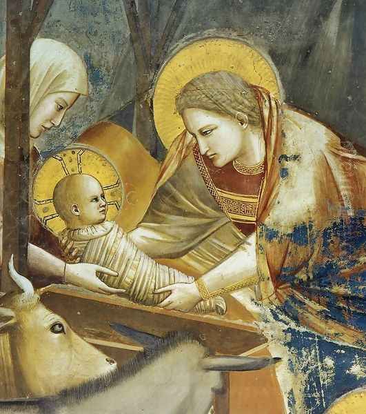 No. 17 Scenes from the Life of Christ- 1. Nativity- Birth of Jesus (detail) 1304-06 - view 1