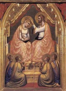 Baroncelli Polyptych- Coronation of the Virgin c. 1334