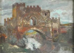 The Bridge Of Nomentano Near Rome