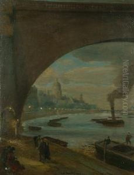 The Thames At Night - view 1