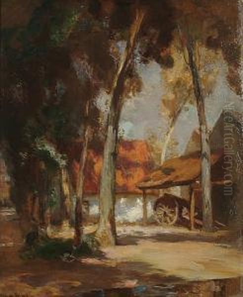 A View Through Trees To A Framyard - view 1
