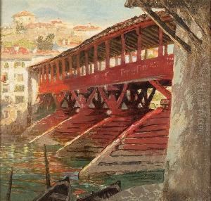 The Bassano Bridge by Charles Hodge Mackie